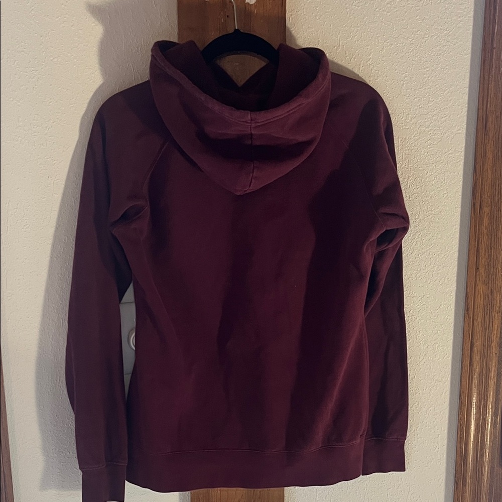 The North Face Women’s Dark Red Hoodie - Picture 2 of 2